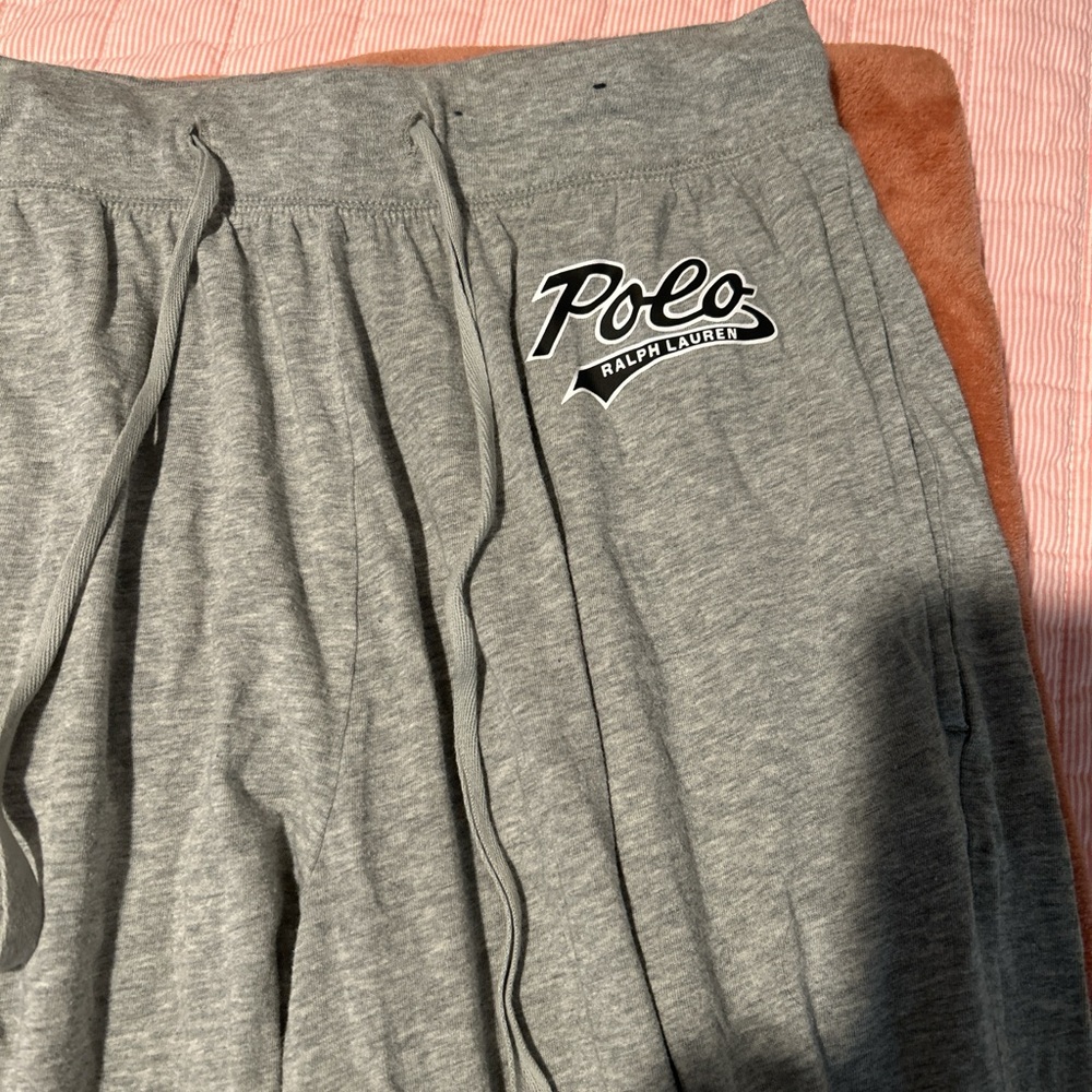 Polo by Ralph Lauren Heather Gray Sweatpants with Logo